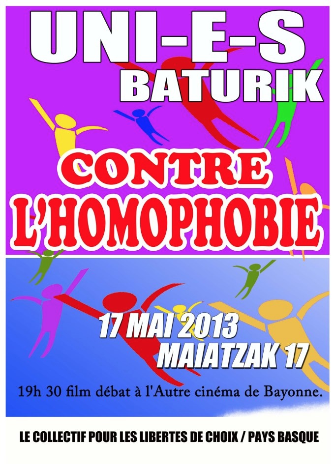 Affiche Homophobie 2013